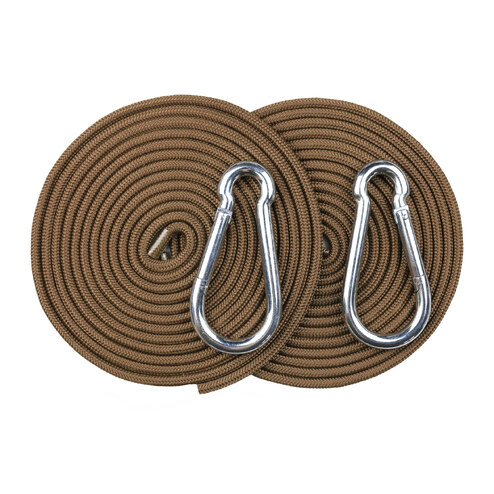 Függőágy rögzítő szett barna  kötéllel